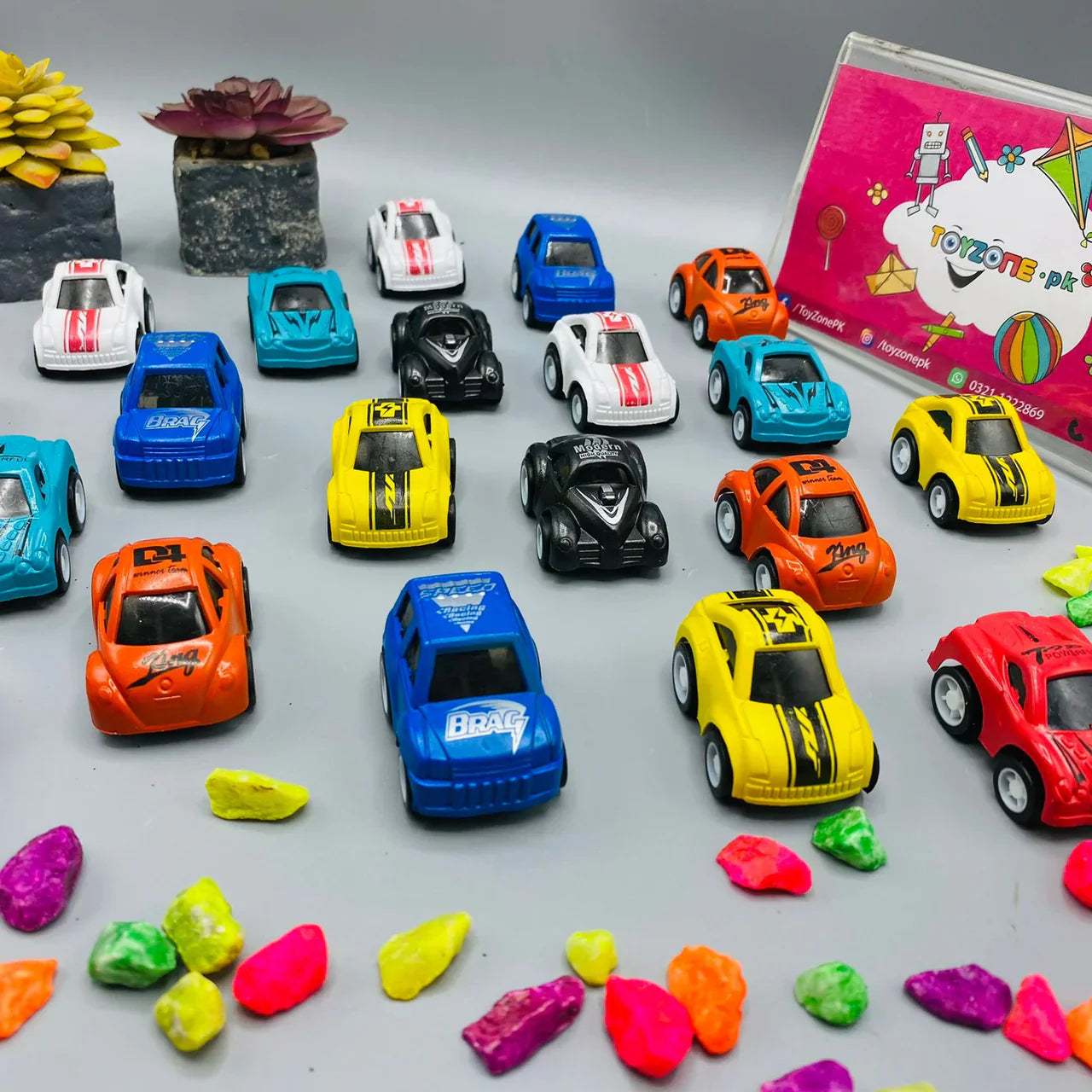 20 Pcs Super Cars Playset