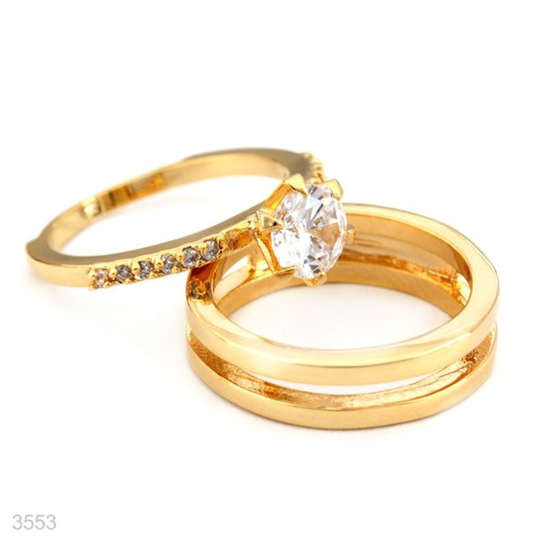 Tri-shank solitaire ring